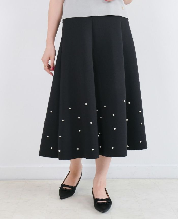裾パールダンボールスカート