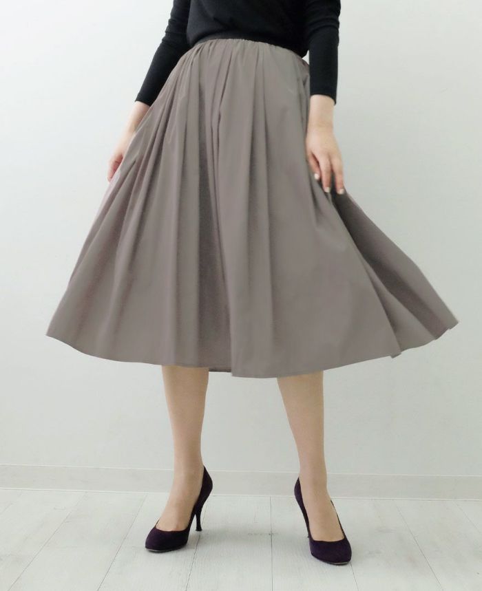 神戸・山の手スカートグレージュ