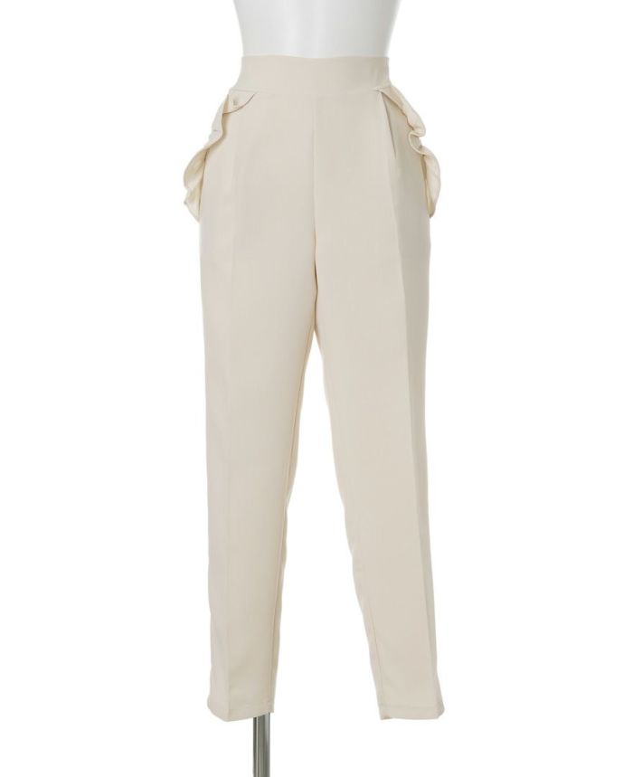 トレコードの神戸・山の手ポケットフリルパンツ