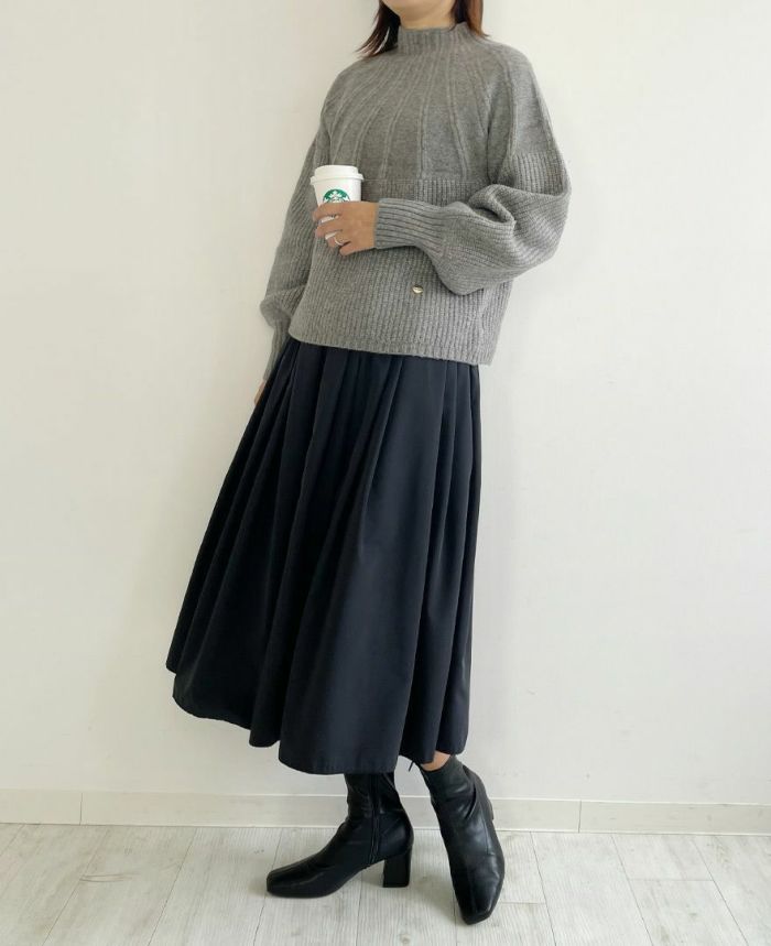 【新品、本物、当店在庫だから安心】 神戸・山の手スカート ブラック / TRECODE公式通販 「大人可愛い スカート