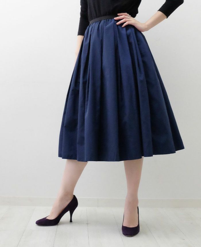 神戸・山の手スカート ネイビー / TRECODE公式通販 スカートコーデに差をつけるレディースファッションブランド