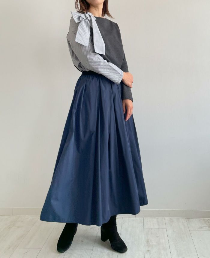 神戸・山の手スカート ネイビー / TRECODE公式通販 「大人可愛い
