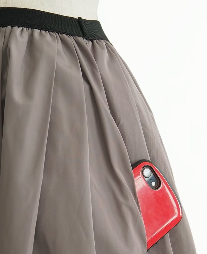 神戸・山の手スカートのポケット詳細