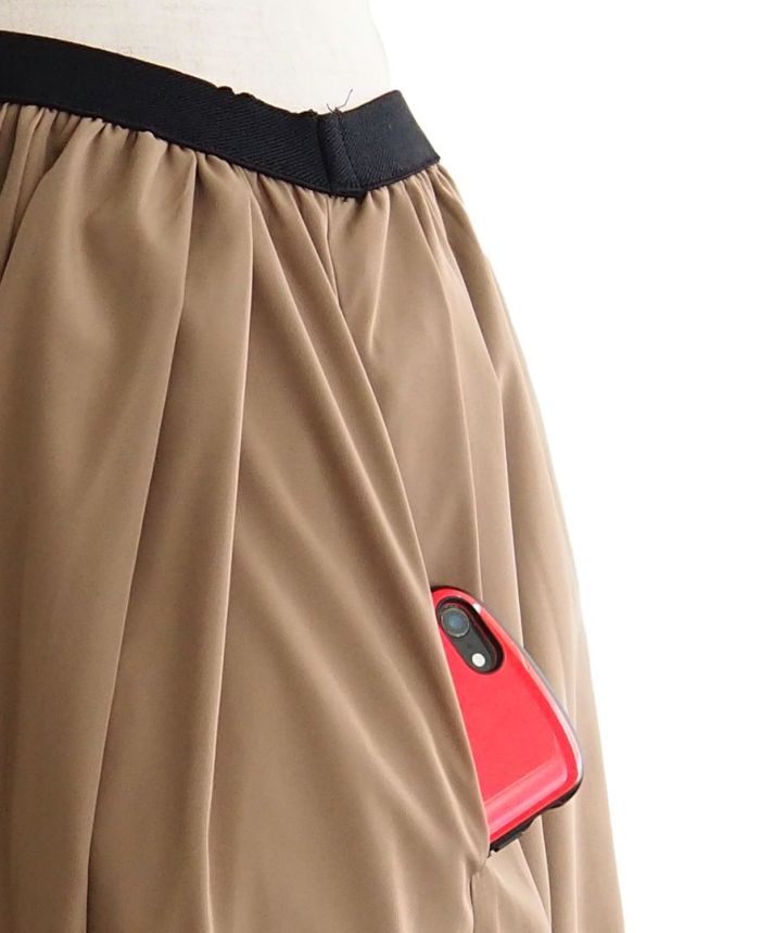 神戸・山の手スカートのポケット詳細