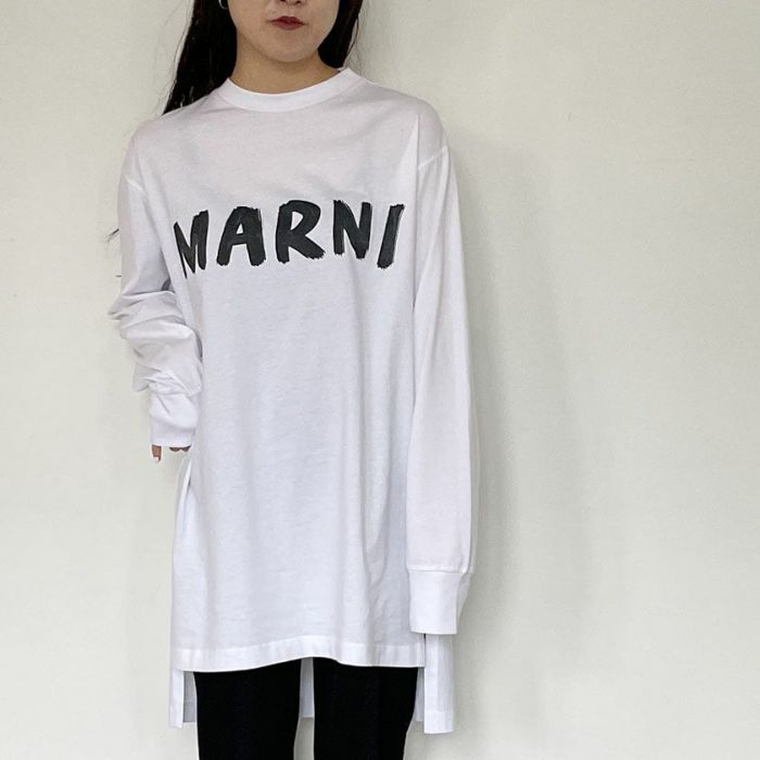 MARNI/ロゴプリントロンT