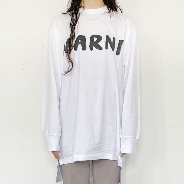 MARNI/ロゴ入りオーバーサイズロンT