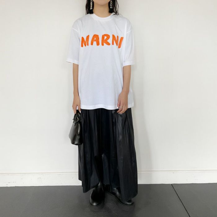 MARNI/ロゴプリントTシャツ