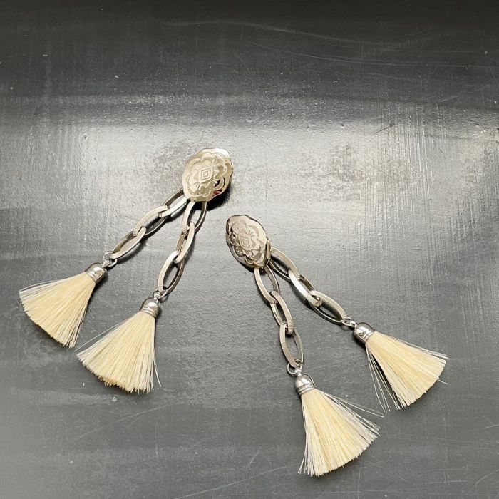 TOGA PULLA/chain fringe earrings | CLOCHE ONLINE SHOP