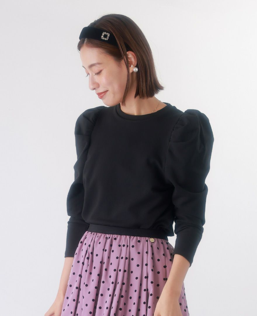 トレコード(TRECODE)パワーショルダーカットソー