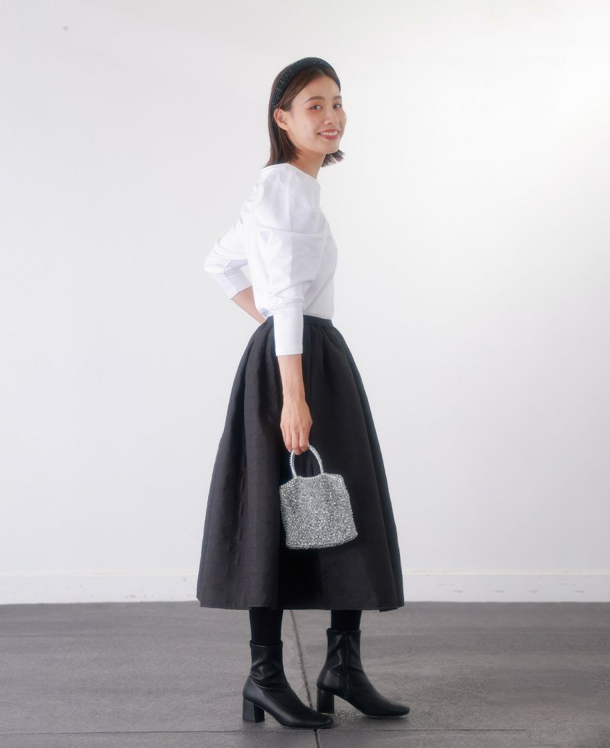 トレコード(TRECODE)パワーショルダーカットソー