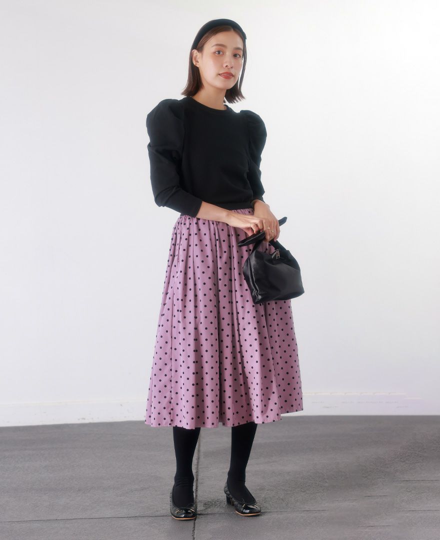 トレコード(TRECODE)パワーショルダーカットソー