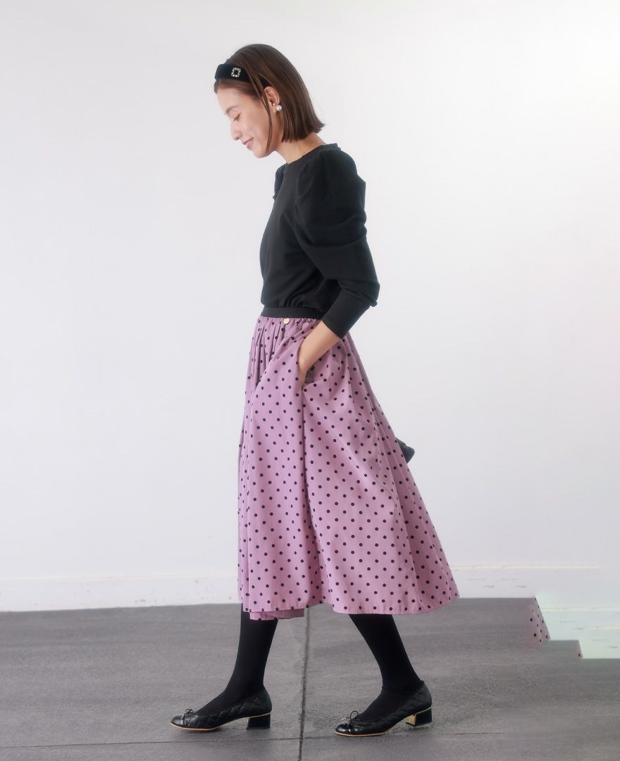 トレコード(TRECODE)パワーショルダーカットソー