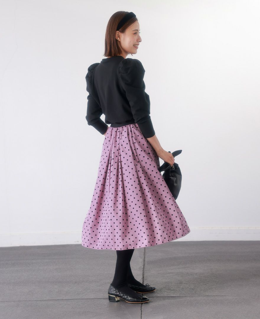 トレコード(TRECODE)パワーショルダーカットソー