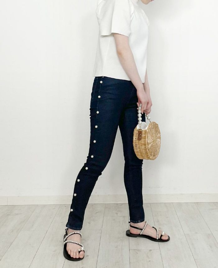 TRECODE（トレコード）のサイドパールデニム