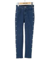 PAMEO POSE（パメオポーズ）の「Spiral Pearl Skinny Denim