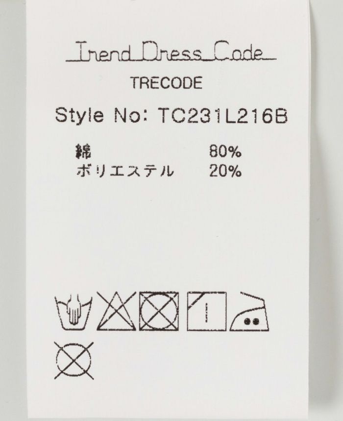 TRECODE（トレコード）のチェーンポケット風Tシャツ