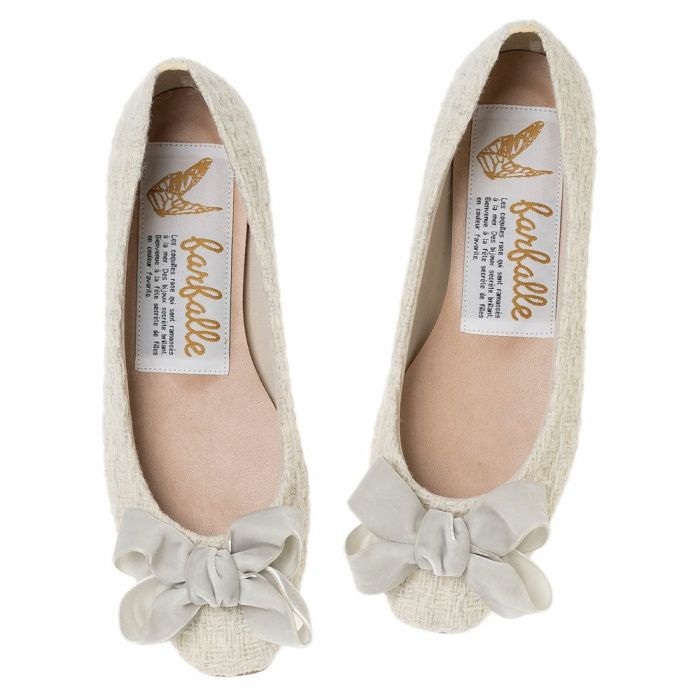 Charles（シャルル）バレエシューズアイボリー
