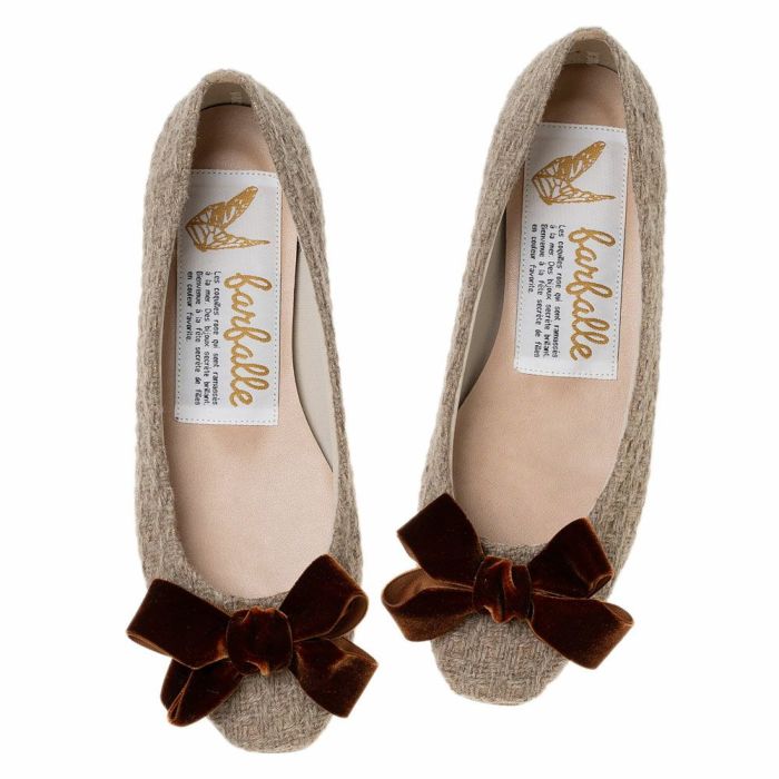 Charles（シャルル）バレエシューズブラウン