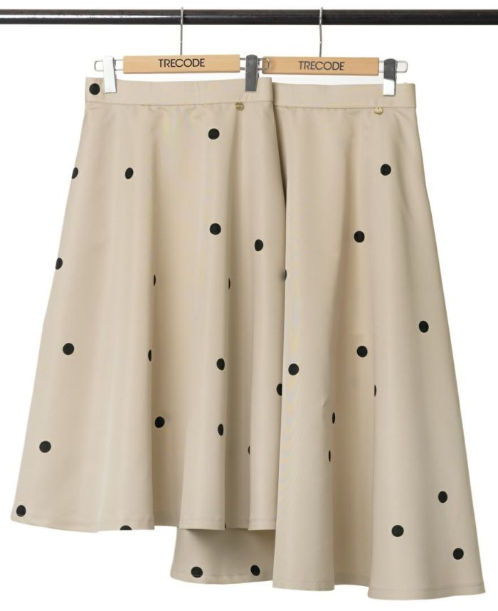 50％OFF】ランダムドット撥水フレアスカート / TRECODE公式通販