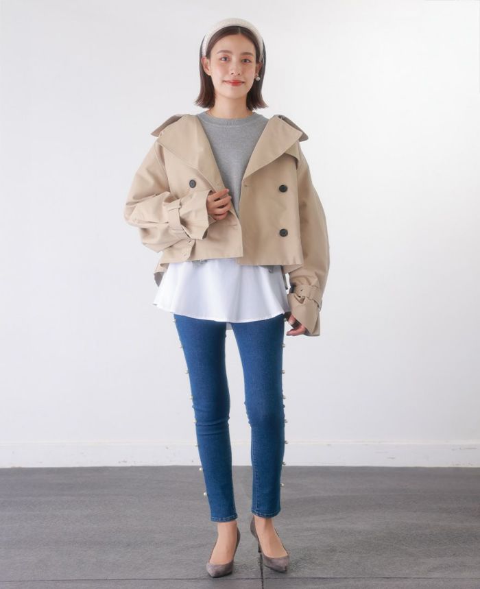 30%OFF】ショートトレンチコート / TRECODE公式通販 「大人