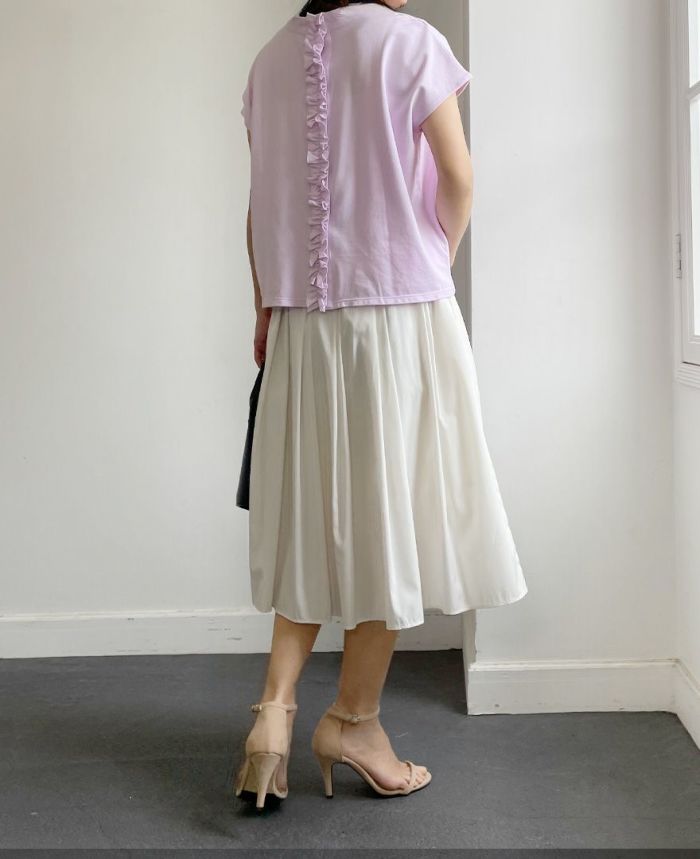 TRECODE(トレコード)カノコブラウスフリルデザインベストとしても着用できる3way使用