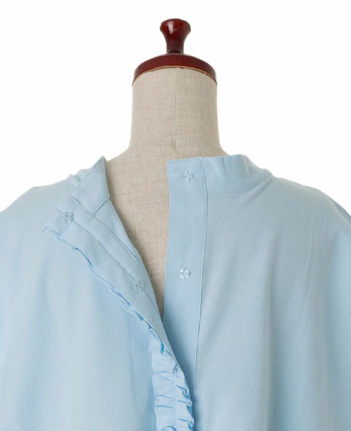 TRECODE(トレコード)カノコブラウスフリルデザインベストとしても着用できる3way使用