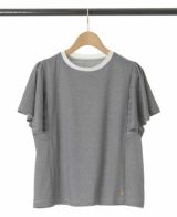 TRECODE(トレコード)1枚で華やかな印象のフレア袖ボーダーカットソー