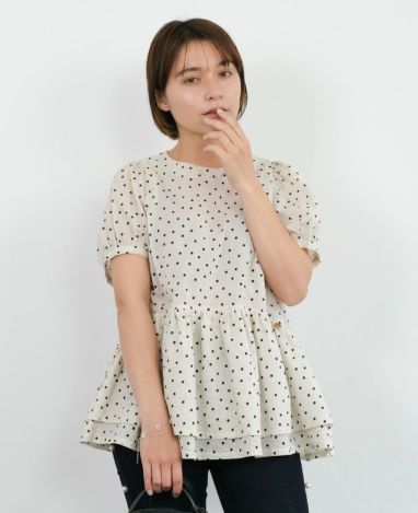 30％OFF】パフスリドットチュニック / TRECODE公式通販 「大人