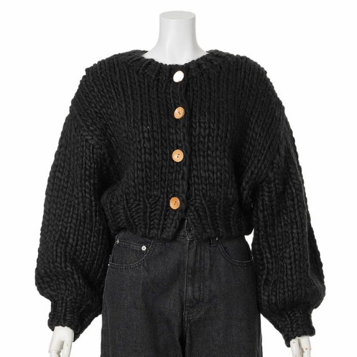 ハンドメイド　カーディガン　お値段下げました ハンドメイドボールドカーディガン | ファッション通販サイト NUGU