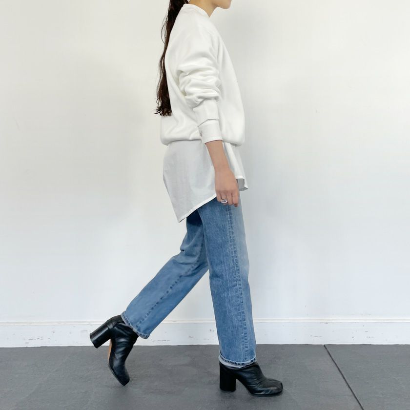 スウェットライクニットプルオーバー(4色)