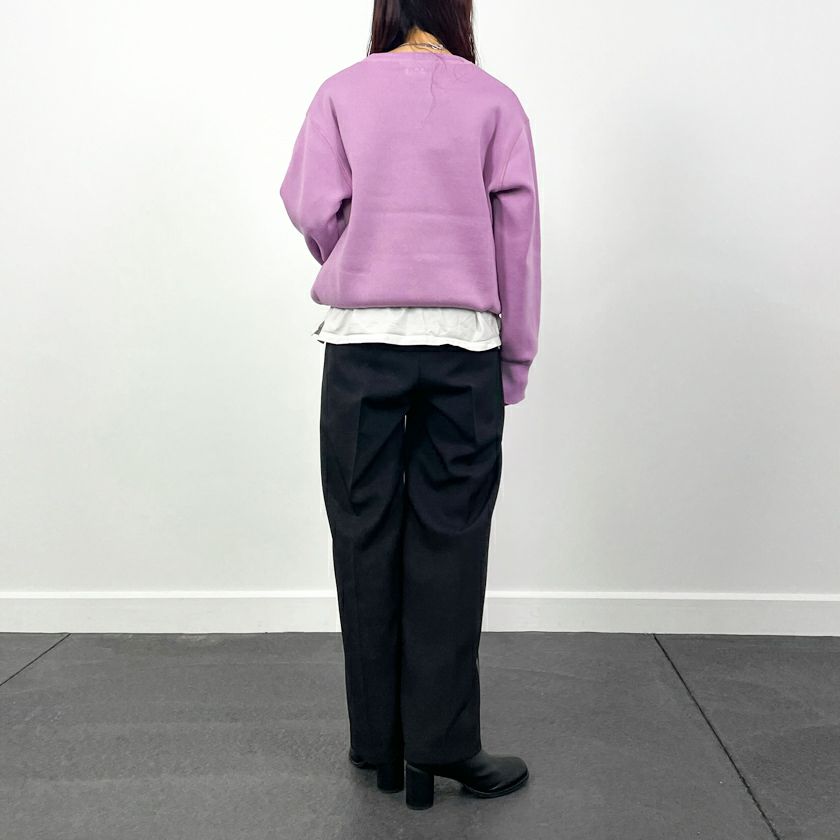 スウェットライクニットプルオーバー(4色)