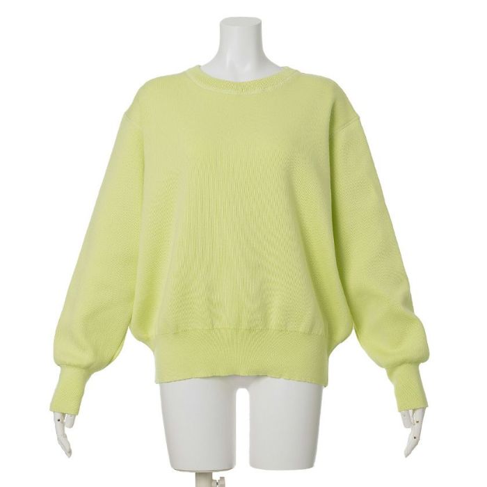 スウェットライクニットプルオーバー(4色)