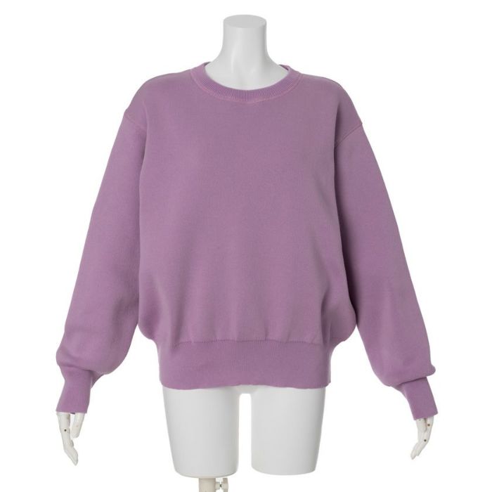 スウェットライクニットプルオーバー(4色)