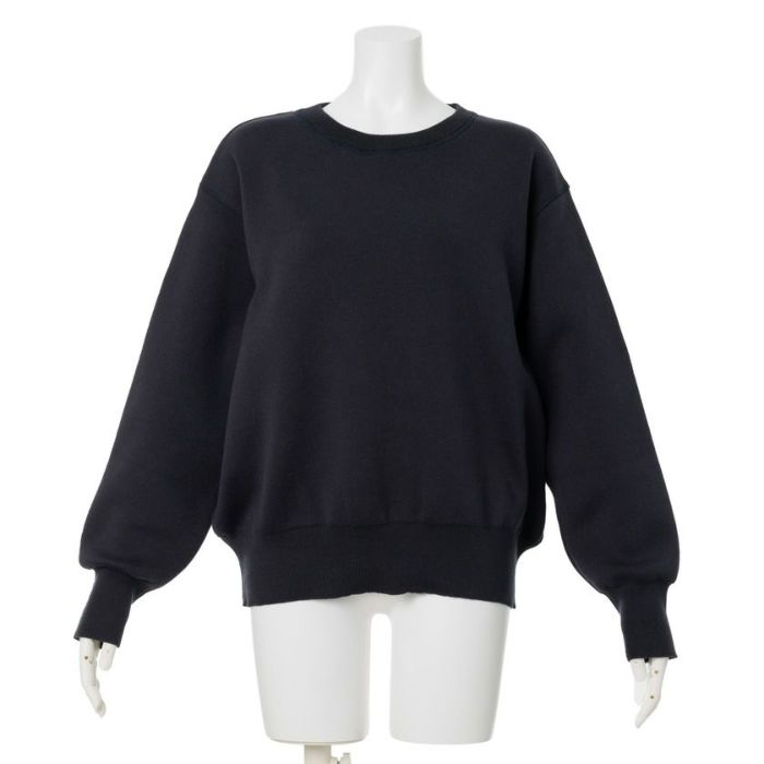 スウェットライクニットプルオーバー(4色)