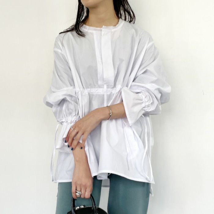 ギャザーアレンジプルオーバーブラウス(3色)