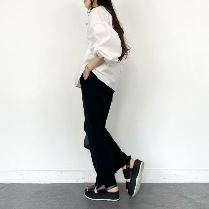 ボリュームスリーブ2WAYブラウス(2色)