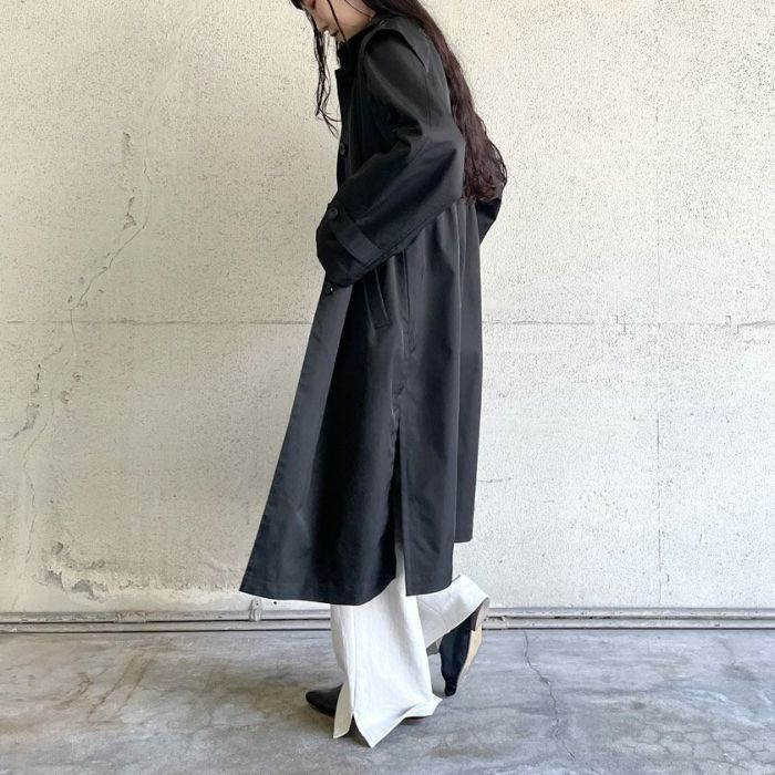【美品】WHITE LINE 2wayコート 黒 WHYTO.（ホワイト） テントラインコート｜ROCOCO ONLINE STORE