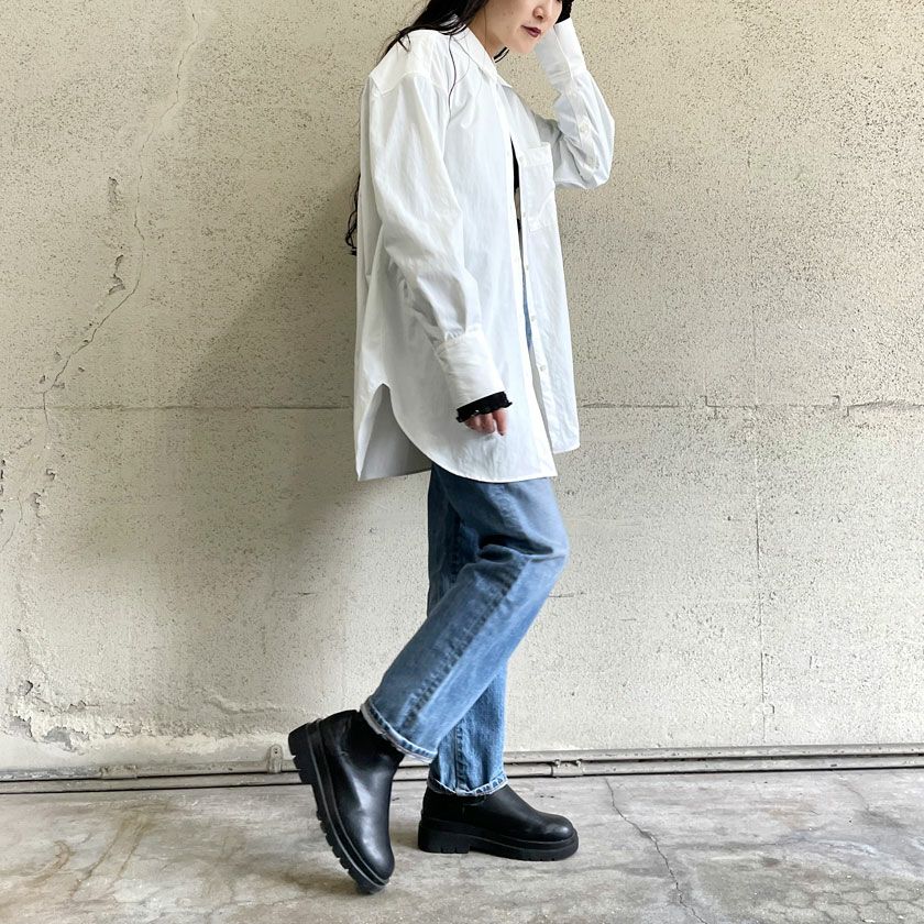 オープンスリーブシャツ(3色)