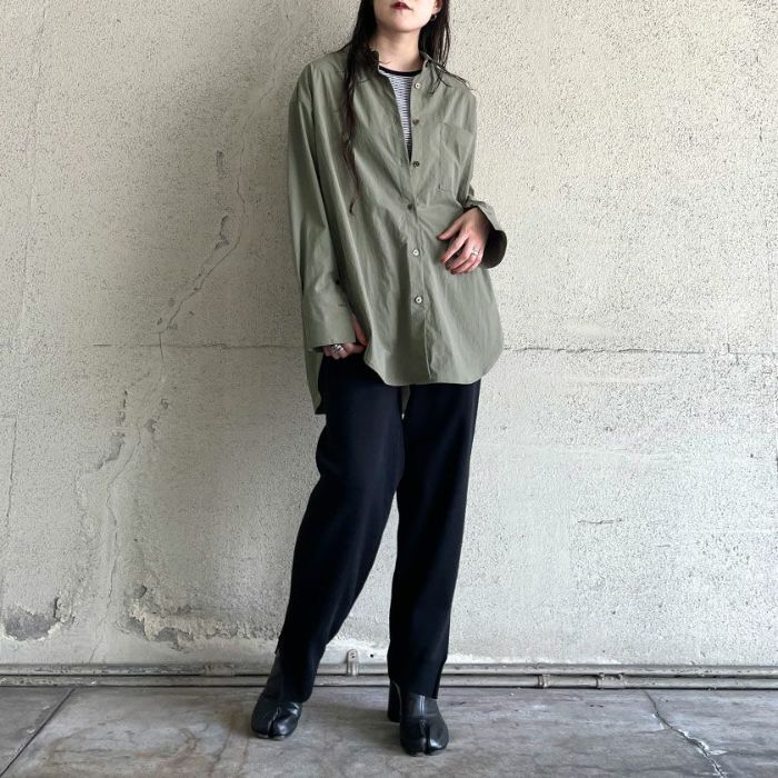 オープンスリーブシャツ(3色)