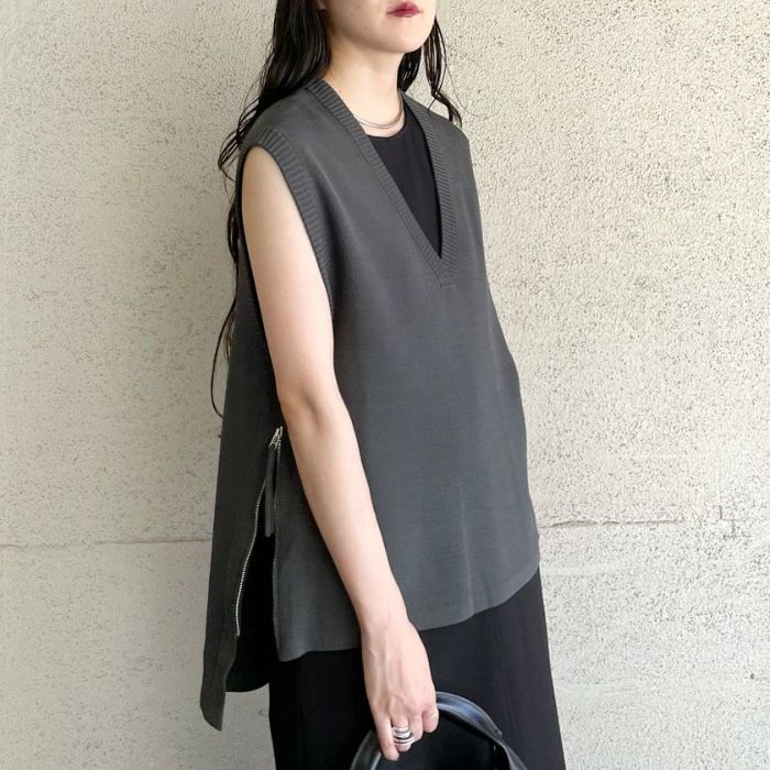 30%off】サイドジップベスト(2色) | CLOCHE ONLINE SHOP