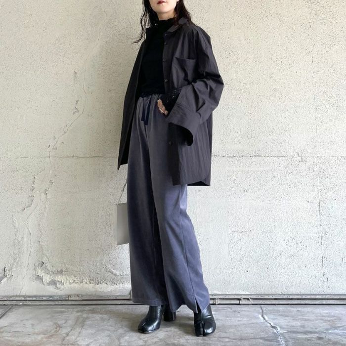 シャーリングレースボトルネックプルオーバー(3色)