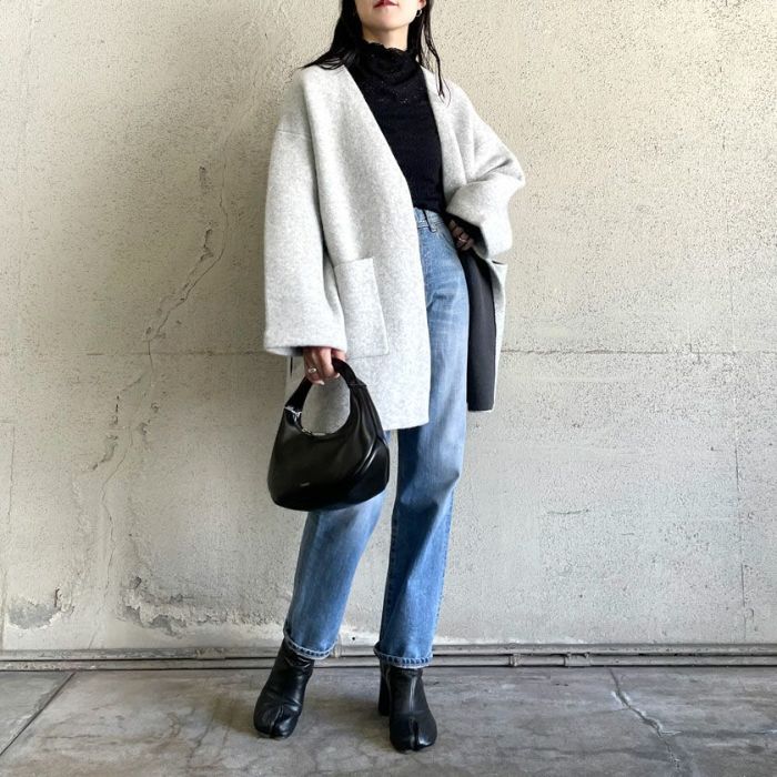 ダブルフェイスニットコーディガン(3色)