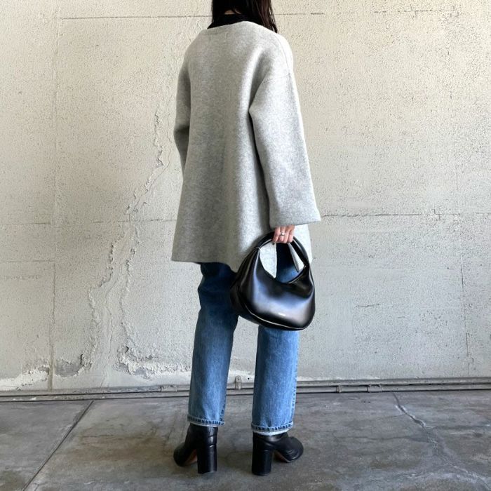 ダブルフェイスニットコーディガン(3色)