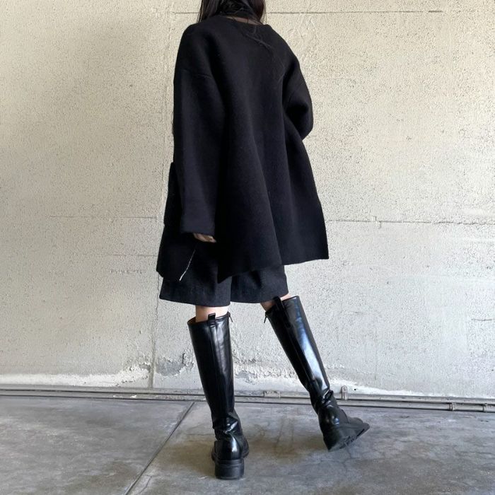 ダブルフェイスニットコーディガン(3色)