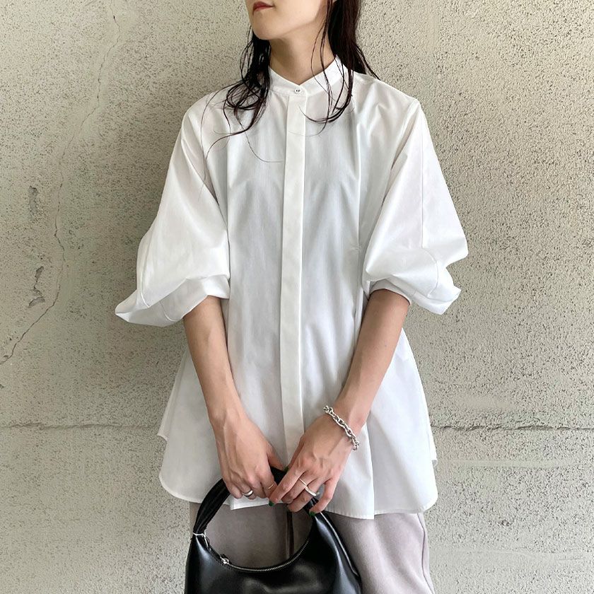 ウエストダーツシャツ(3色)