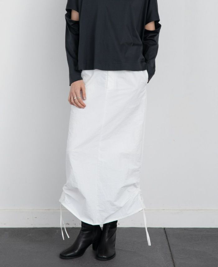 ドロストナイロンスカート(3色)