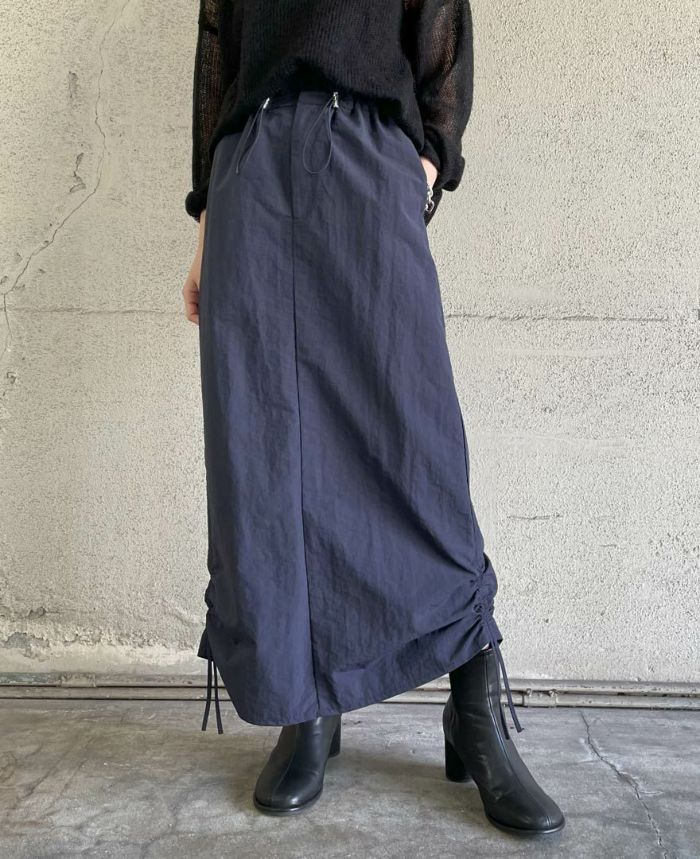 ドロストナイロンスカート(3色)