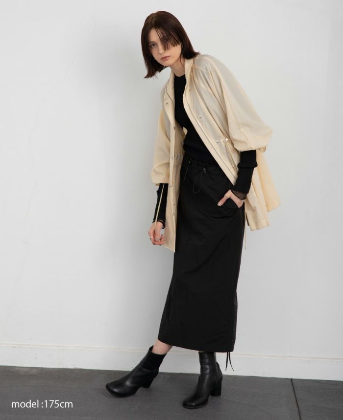 ドロストナイロンスカート(3色)