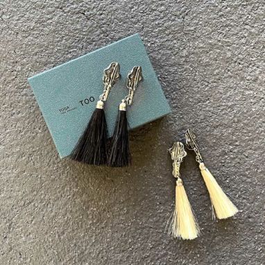 TOGA PULLA/metal fringe earrings | CLOCHE ONLINE SHOP