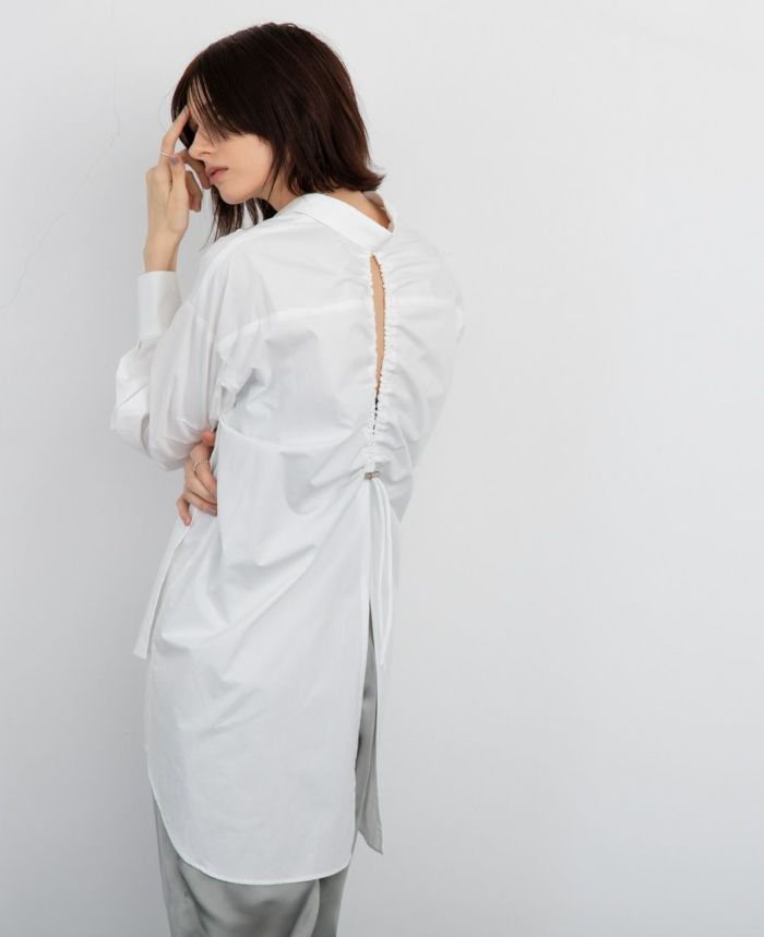 バックシャーリングオーバーシャツ(2色)